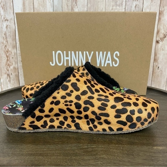 Johnny Was Cheetah Print Mule Size 6 Women - Picture 8 of 12